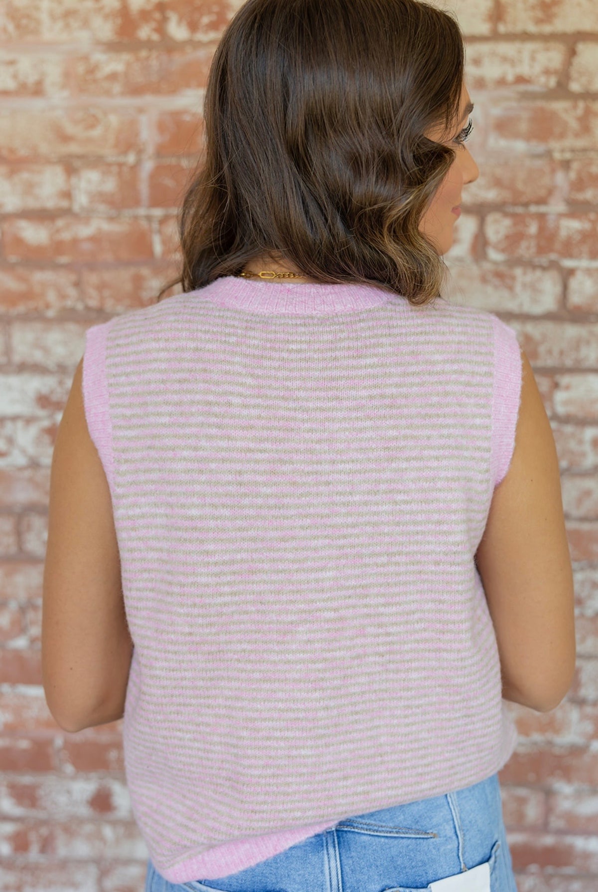 Blushing Over You Sweater Vest