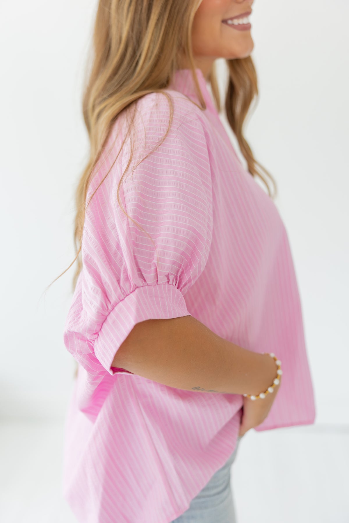 Pink on Repeat Oversized Shirt