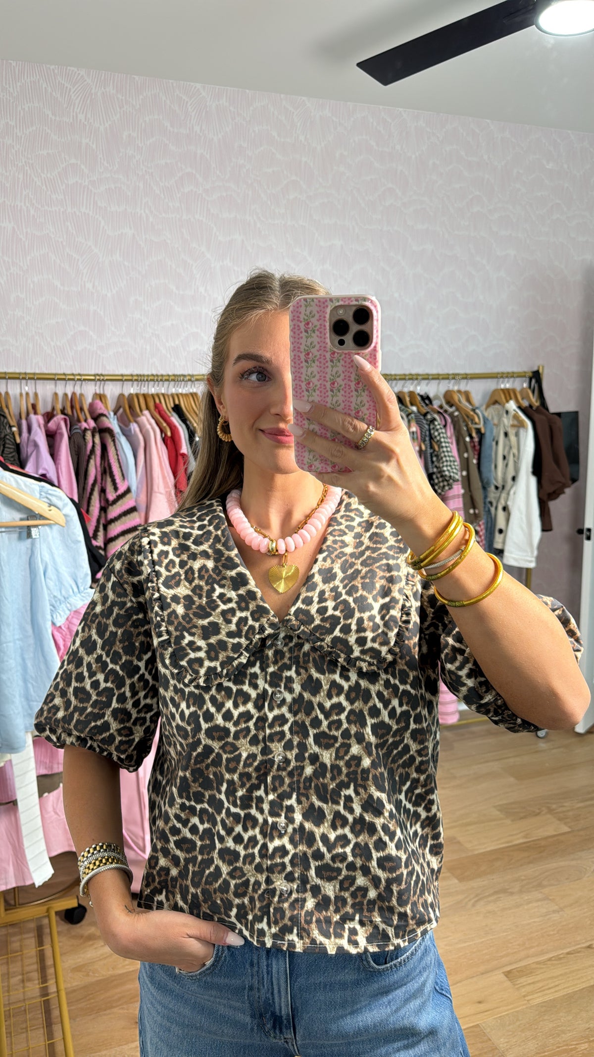 The Morgan Leopard Top