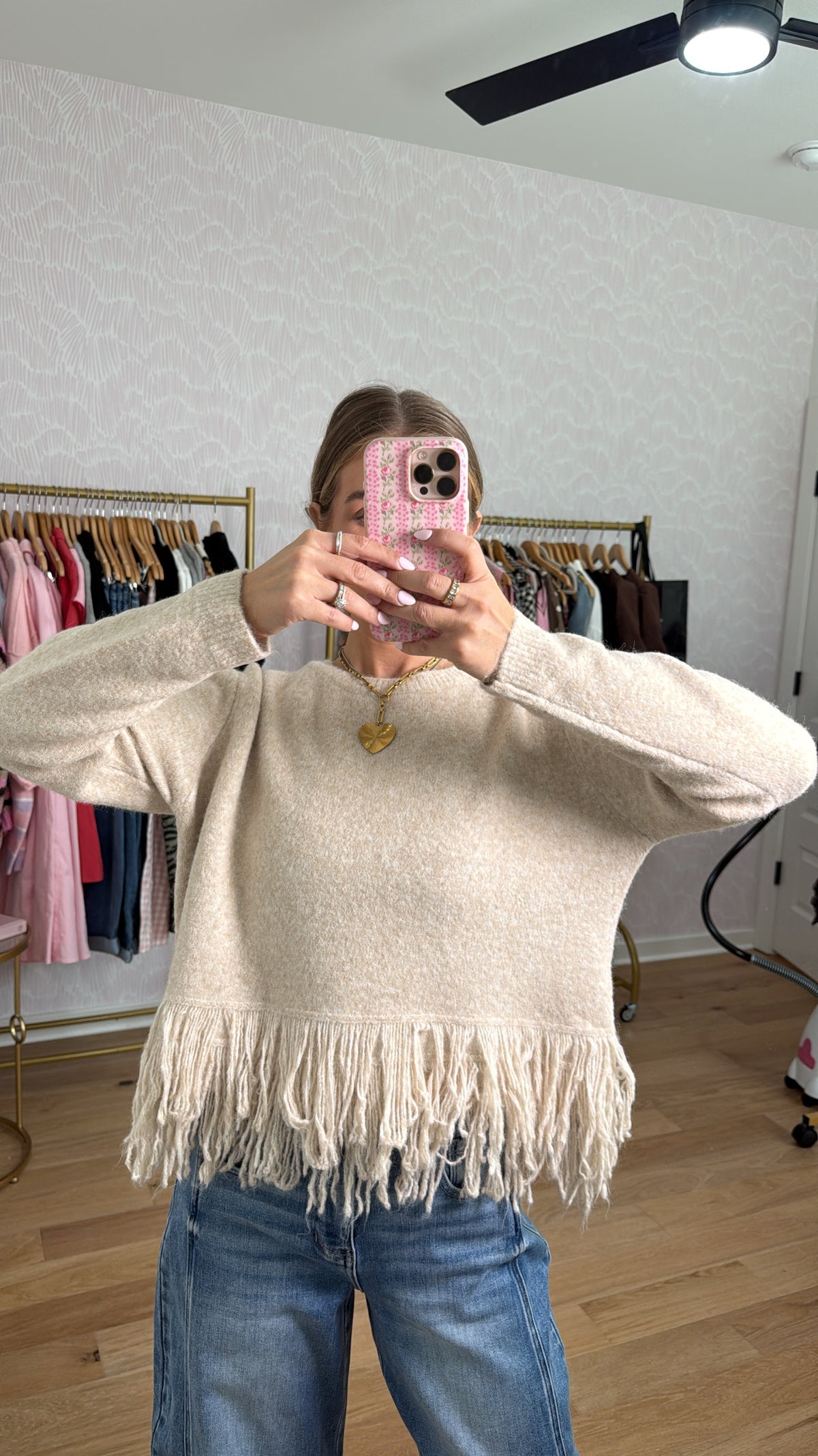 The Willow Fringe Sweater