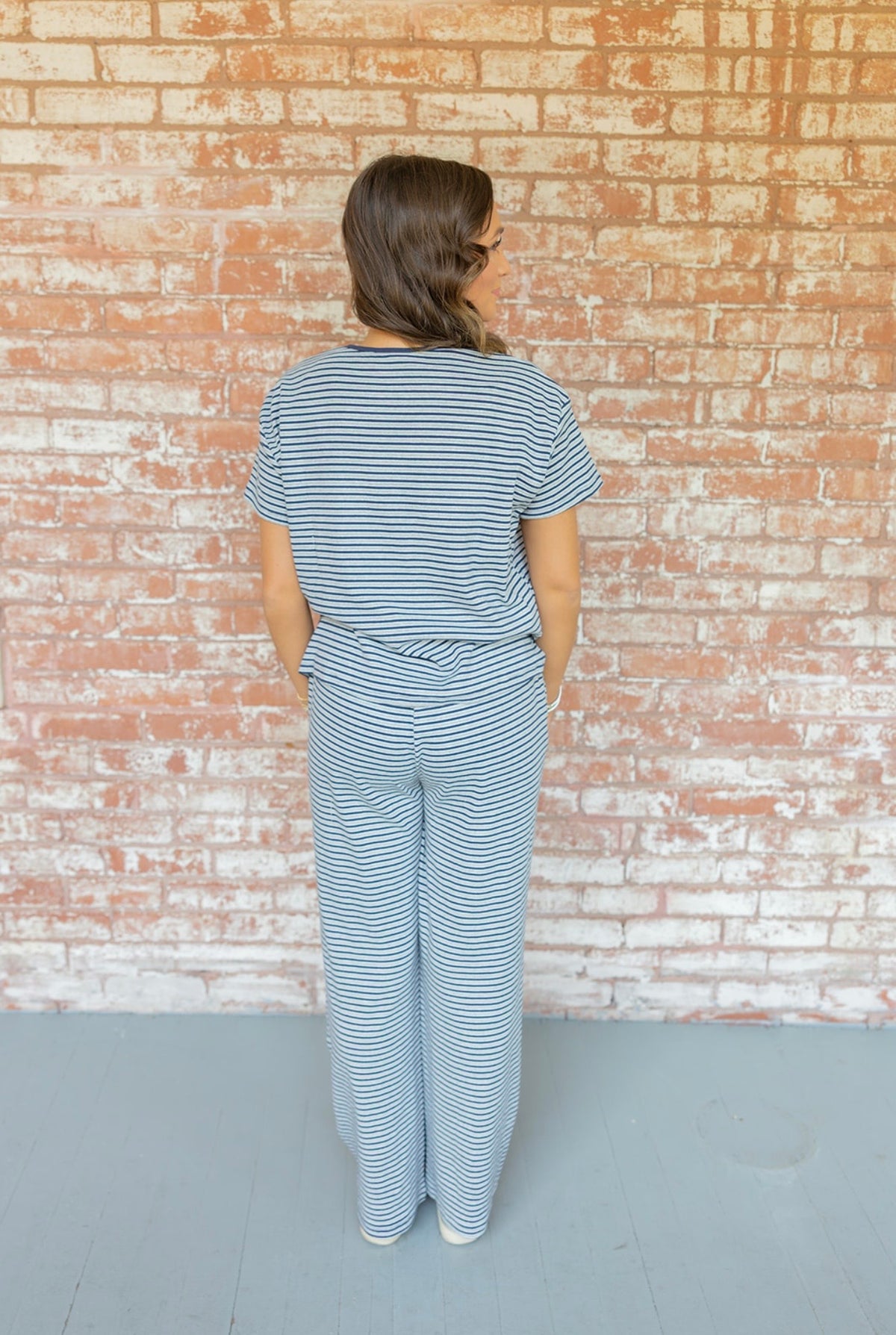The Off-Duty Striped Set