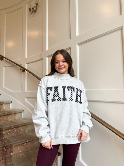 FAITH Polka Dot Sweatshirt