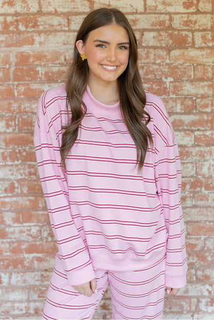 The Pink Weekend Mockneck Sweatshirt
