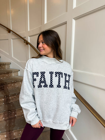 FAITH Polka Dot Sweatshirt