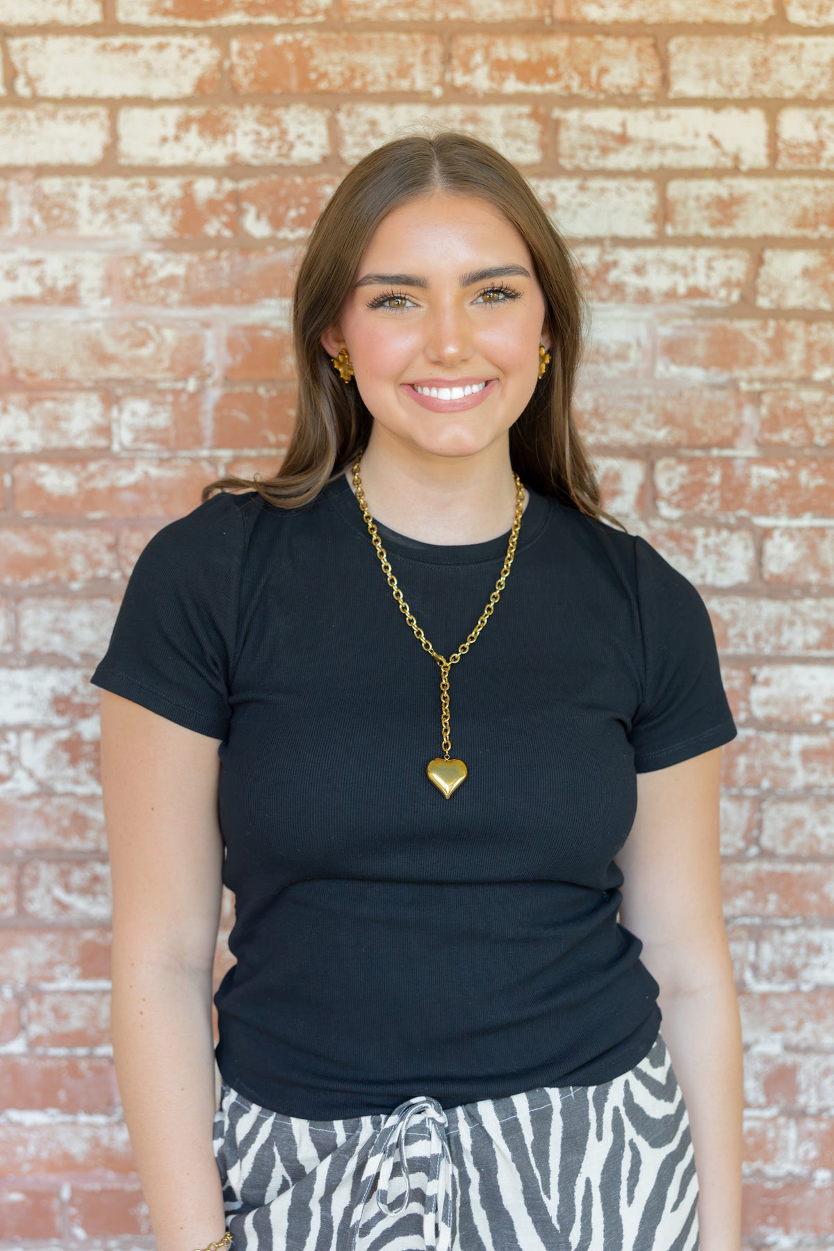 Black Casual Short Sleeve Fitted Tee