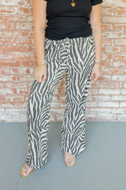 Wild Side Zebra Pants