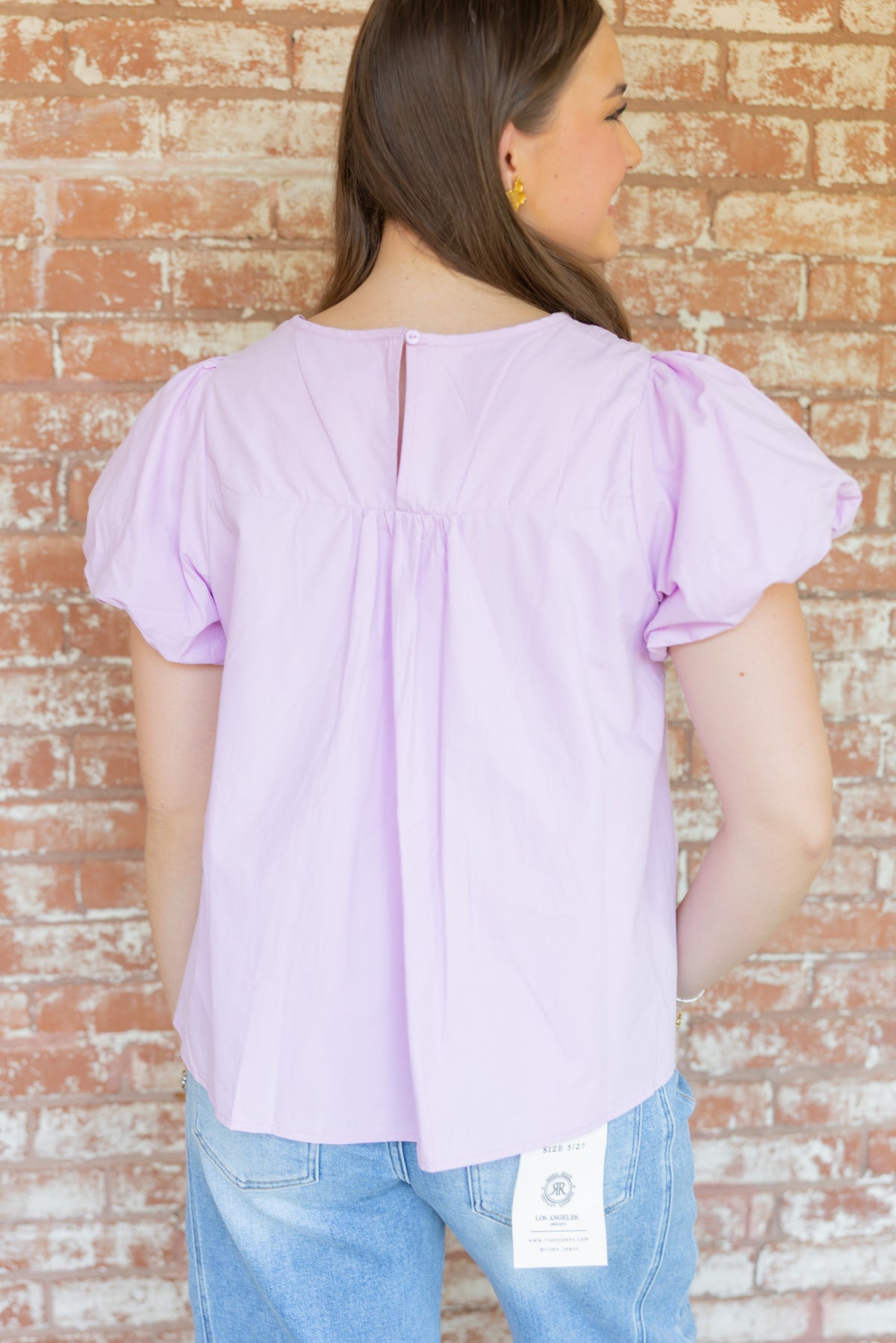 The Jami Bubble Sleeve Top