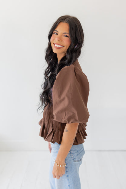 The Mocha Muse Blouse