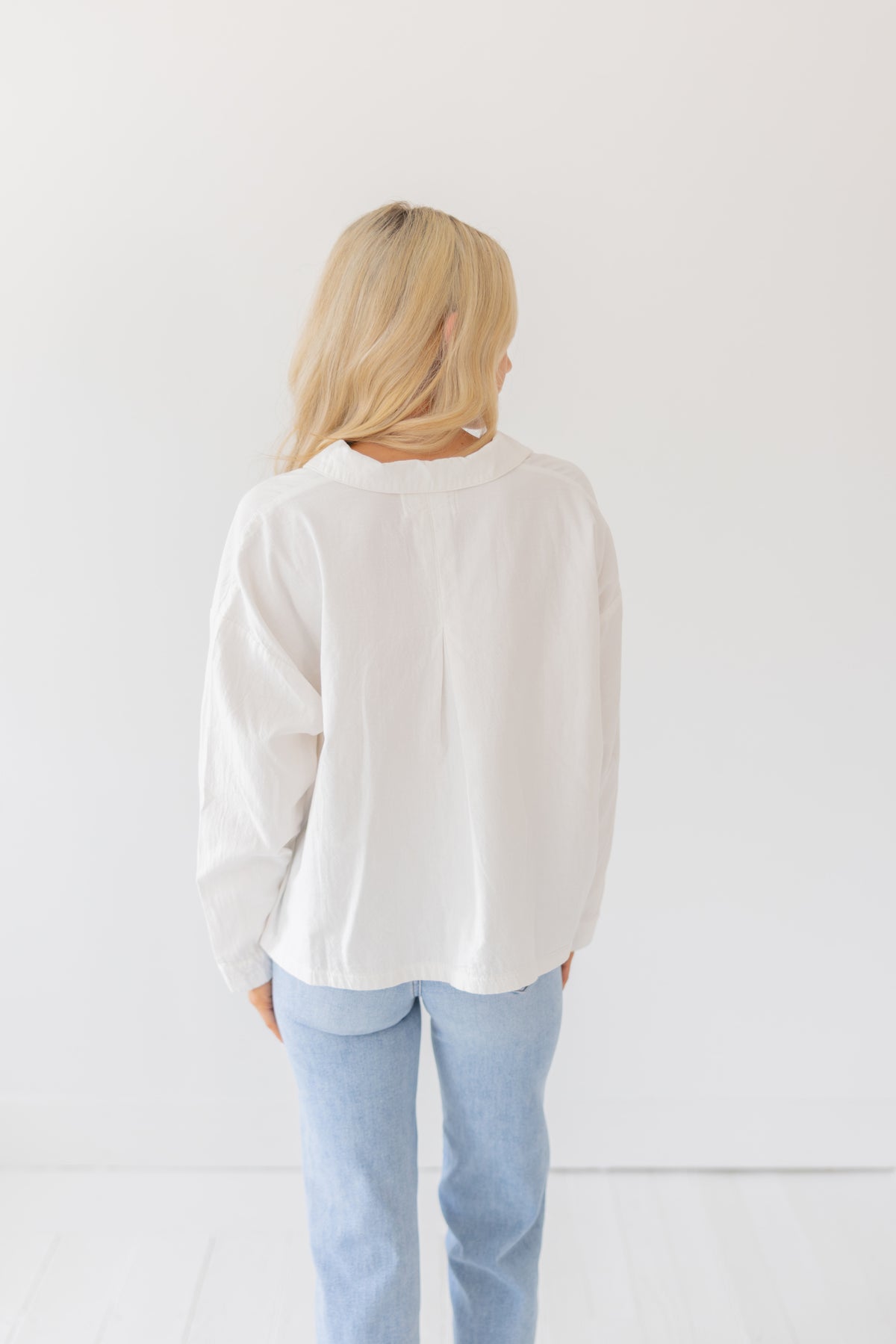 Crisp & Casual Cropped Shirt
