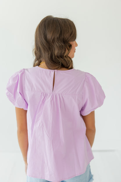 The Jami Bubble Sleeve Top