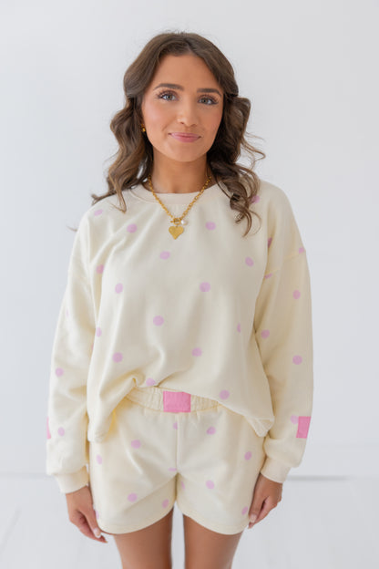 The Homebody Polka Dot Lounge Set