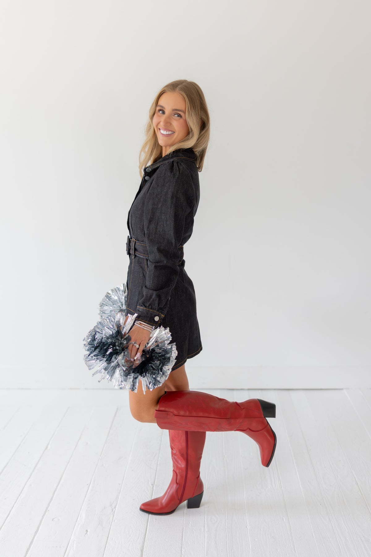 Tailgate Ready Denim Dress