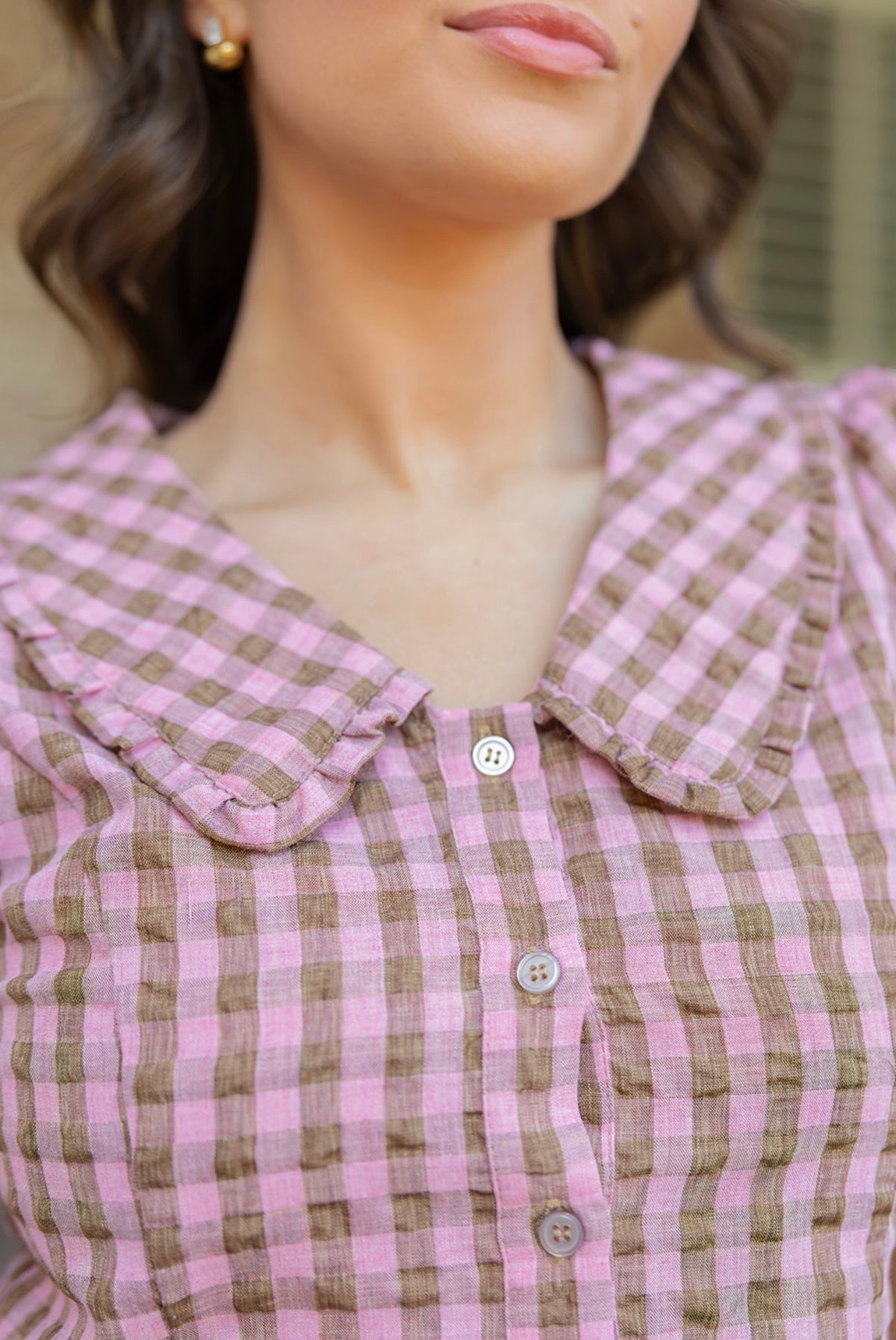 The Sweetheart Gingham Blouse