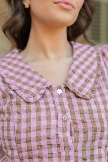 The Sweetheart Gingham Blouse