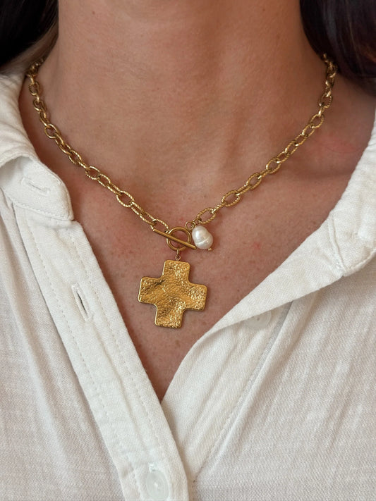 Juniper Cross Necklace